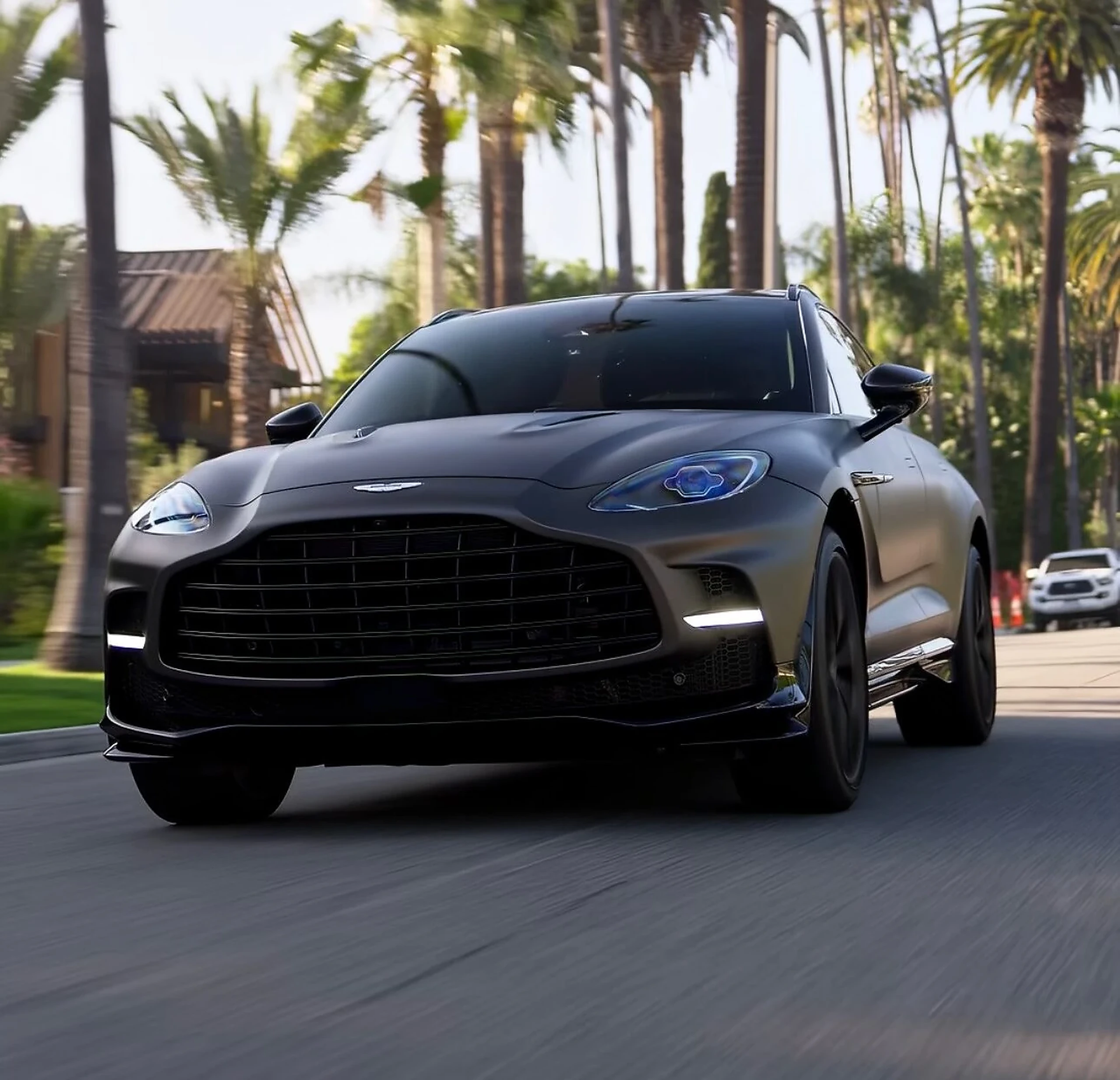 Aston Martin DBX 707 detail relevant to residence and condo car delivery on M / CARS / MIAMI