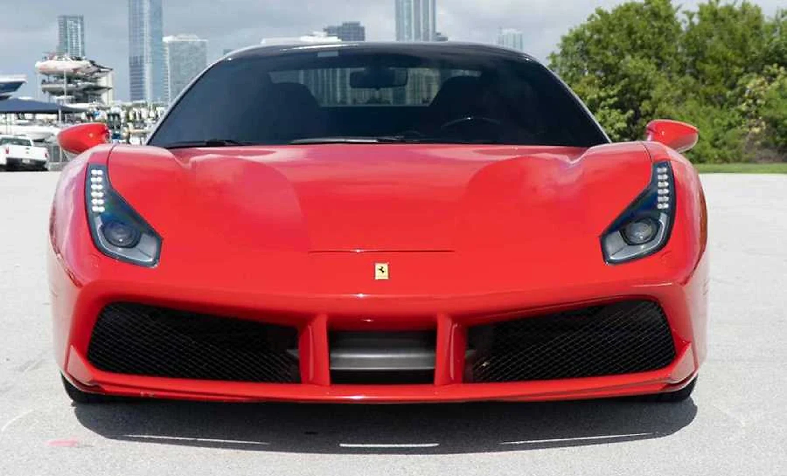 Ferrari 488 GTB detail relevant to multi-car exotic rental coordination on M / CARS / MIAMI