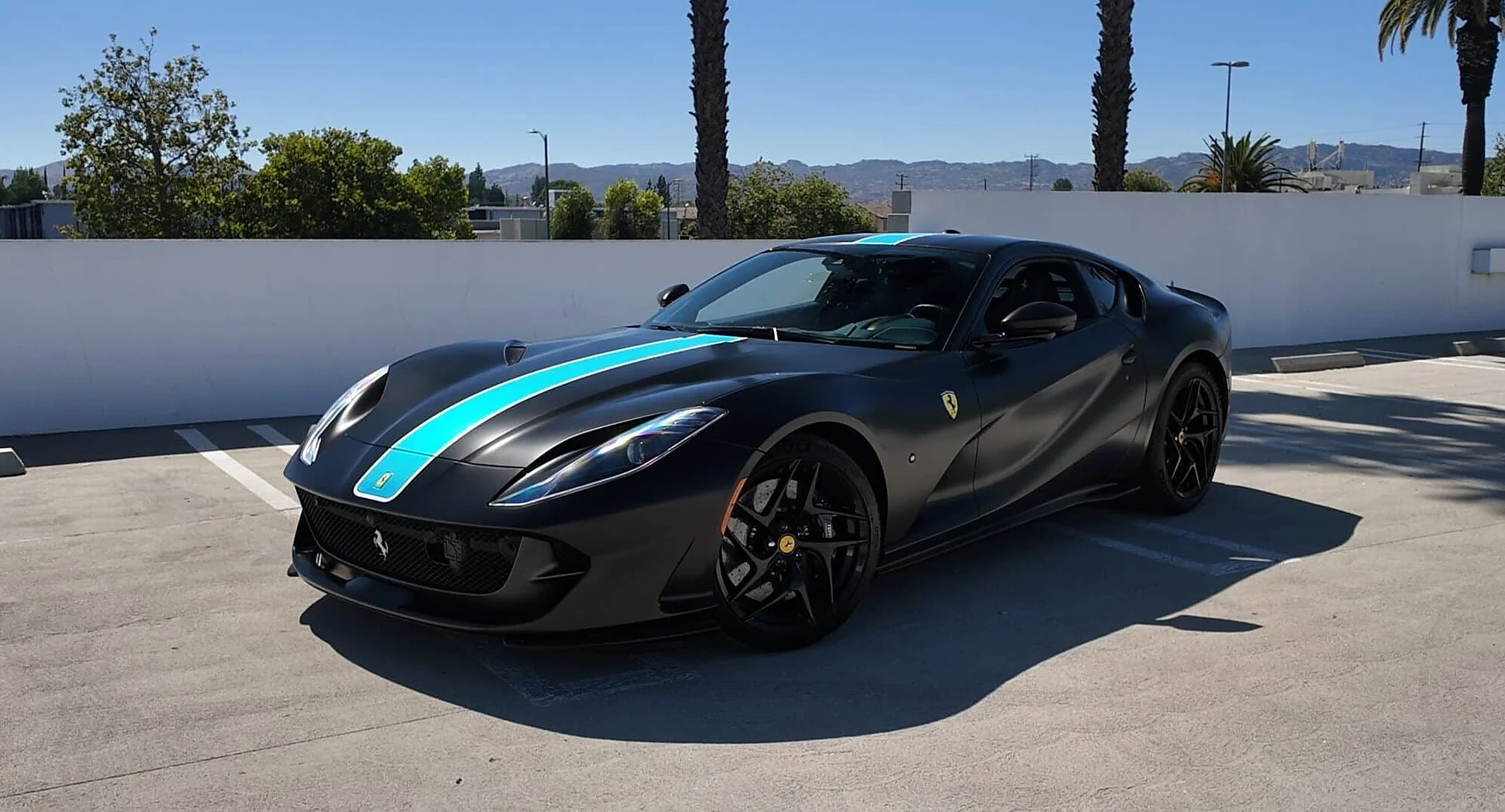 Ferrari 812 Superfast detail relevant to v12 exotic car rentals on M / CARS / MIAMI
