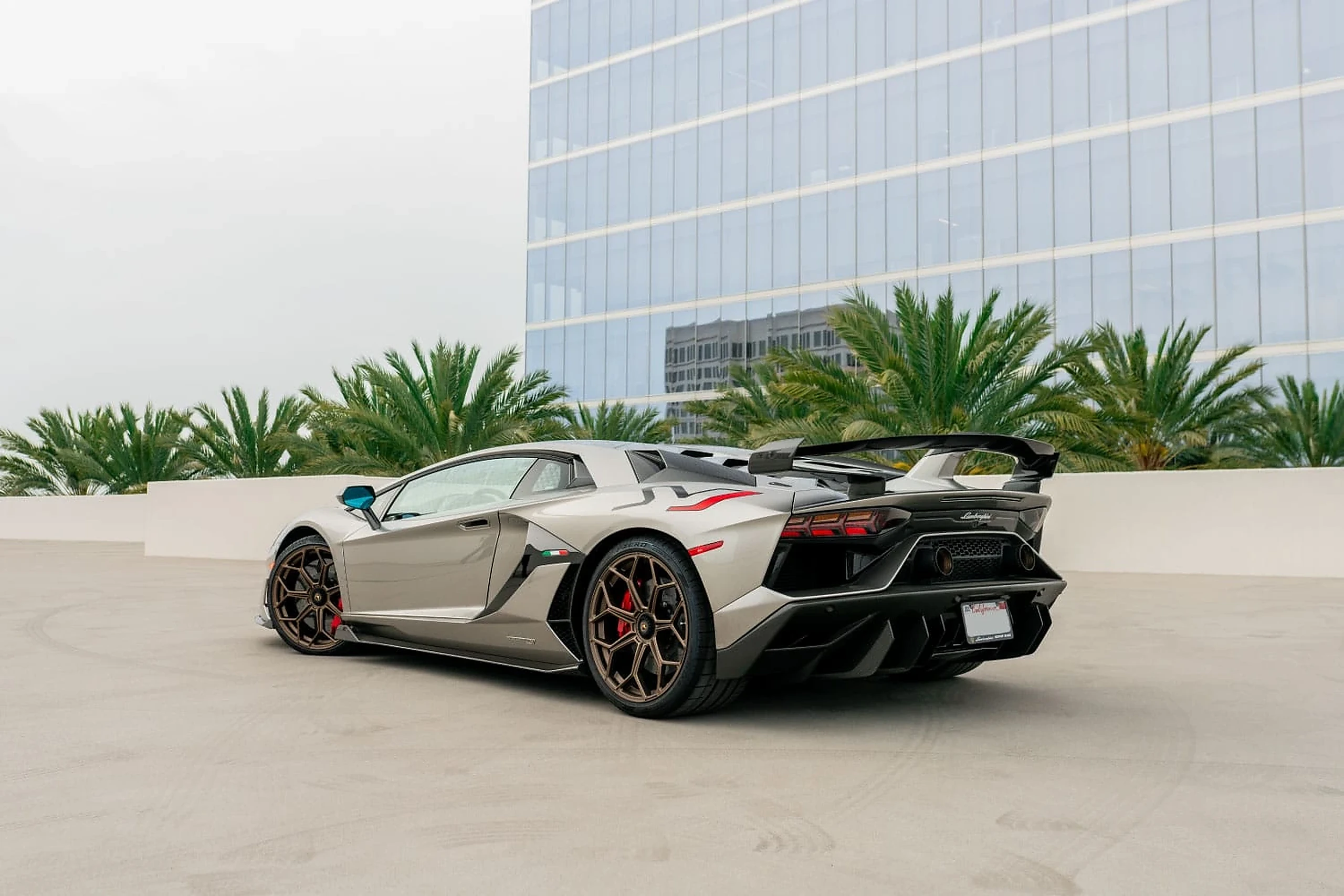 Lamborghini Aventador SVJ detail relevant to v12 exotic car rentals on M / CARS / MIAMI