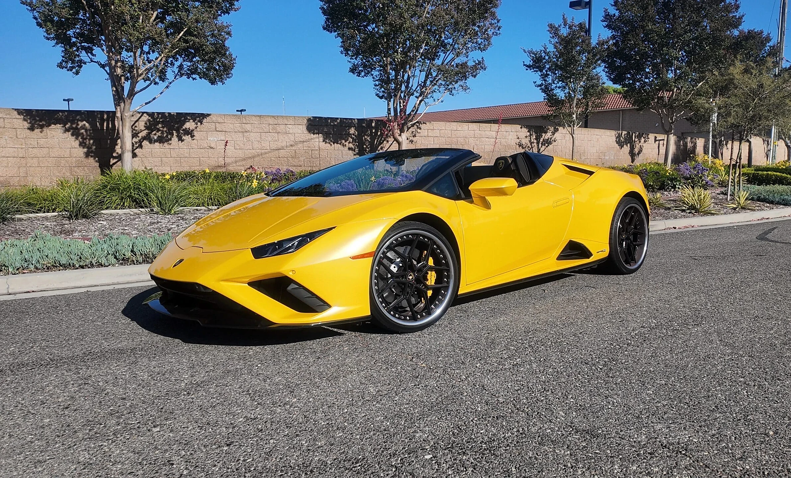 Lamborghini Huracán EVO Spyder detail relevant to multi-car exotic rental coordination on M / CARS / MIAMI