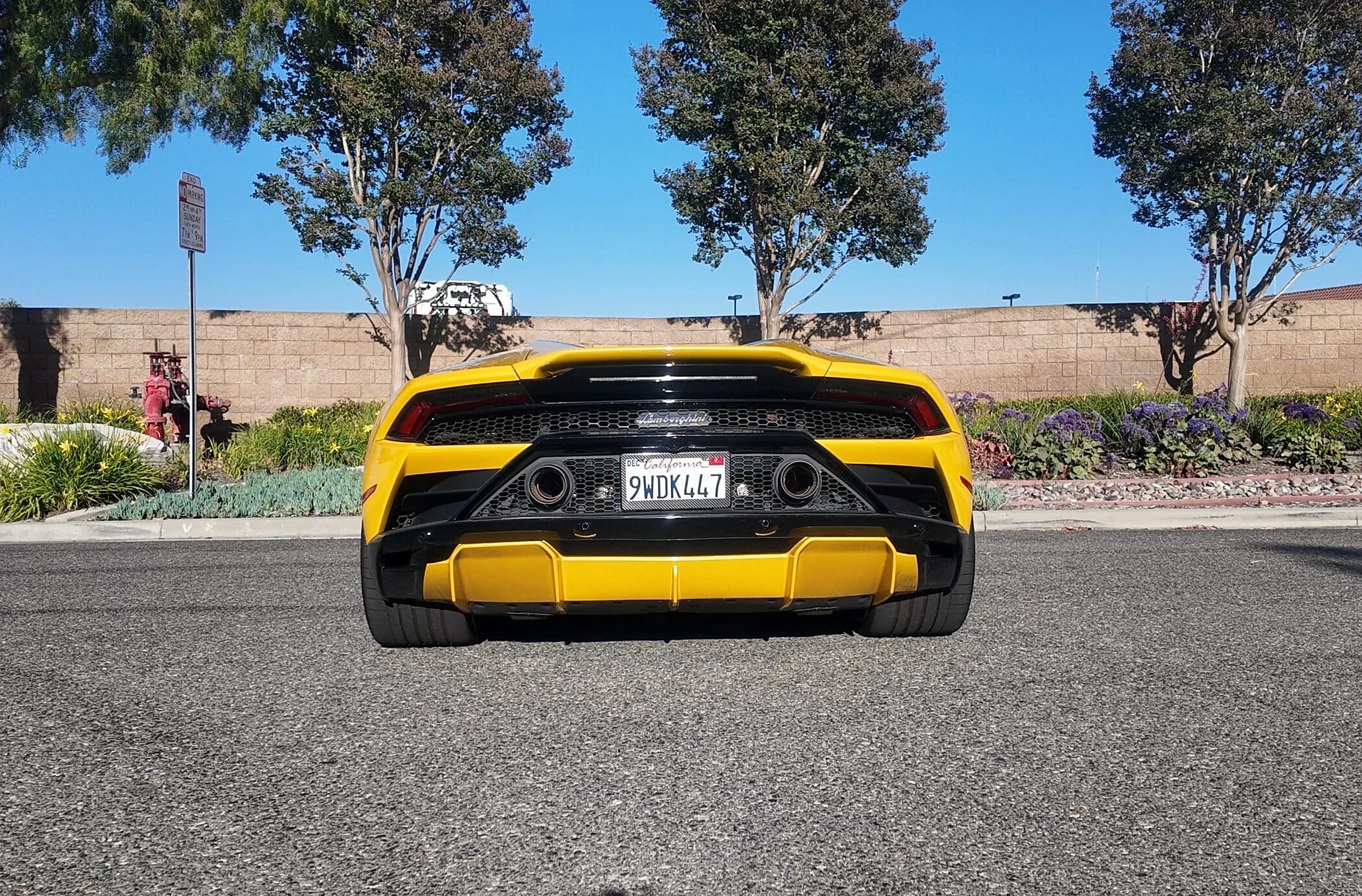 Lamborghini Huracán EVO Spyder detail relevant to miami vacation car rentals on M / CARS / MIAMI