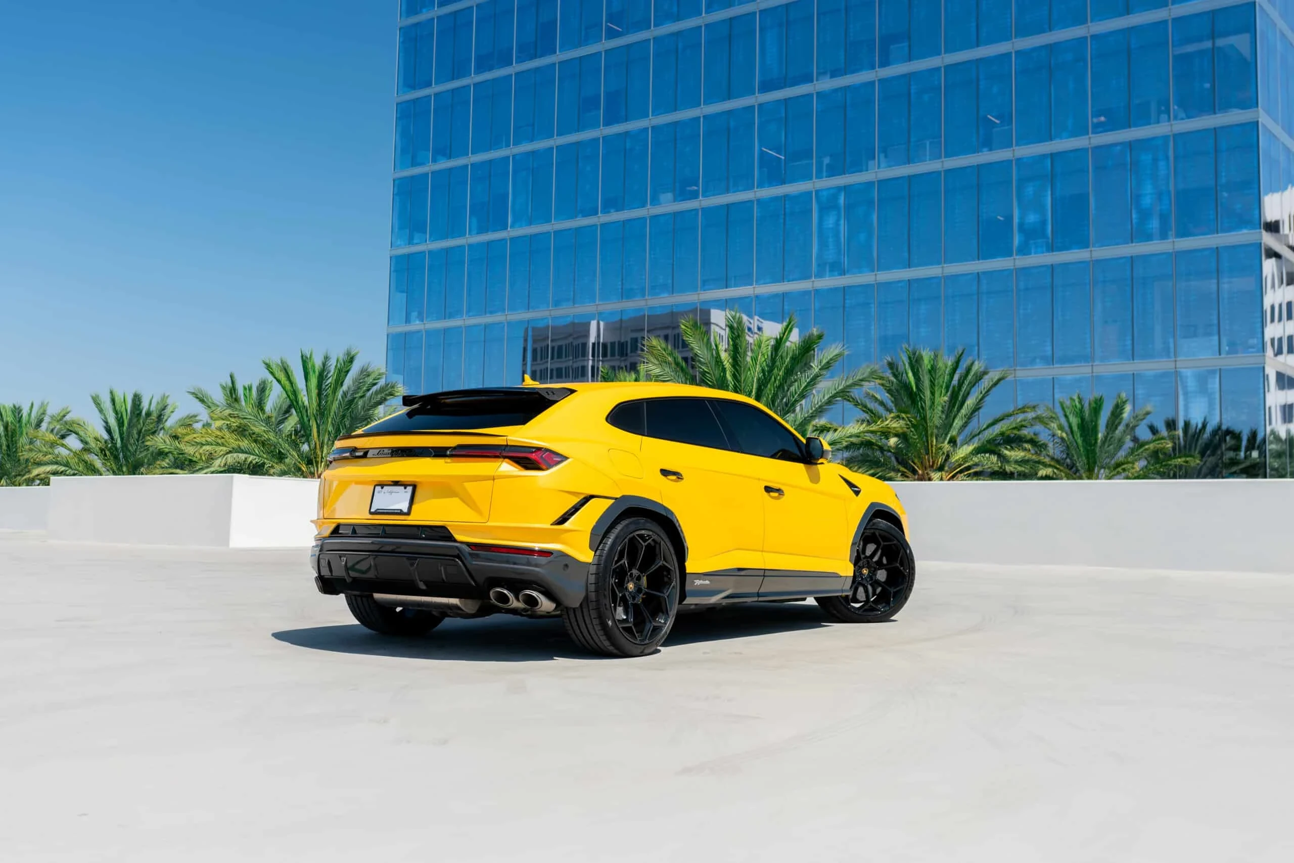Lamborghini Urus Performante detail relevant to performance suv rentals on M / CARS / MIAMI