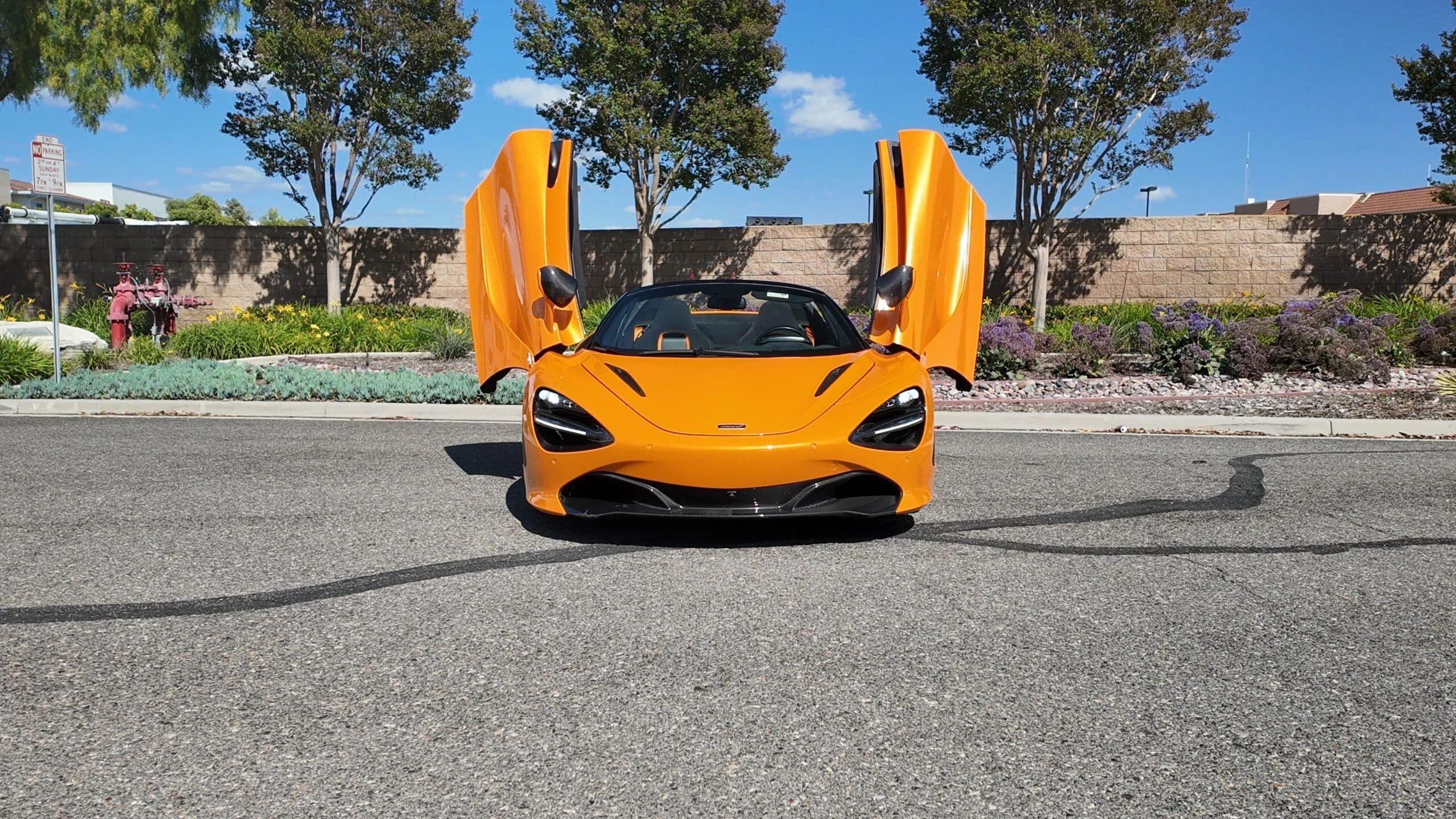 McLaren 720S Spider detail relevant to miami date-night exotic car rentals on M / CARS / MIAMI
