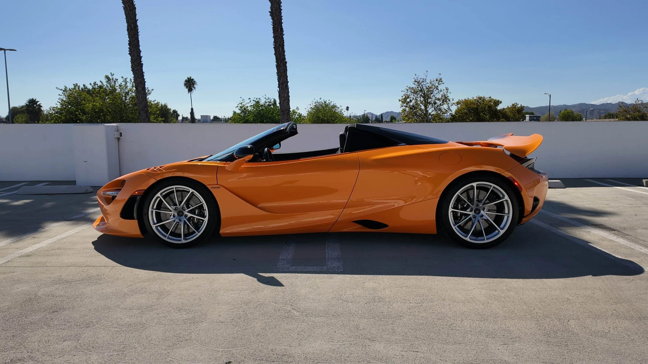McLaren 750S Spider detail relevant to miami swim week exotic car rentals on M / CARS / MIAMI
