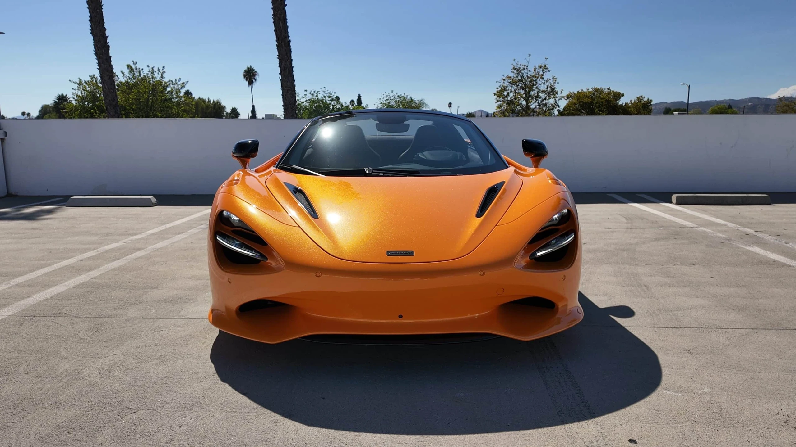 McLaren 750S Spider detail relevant to weekend exotic rentals on M / CARS / MIAMI