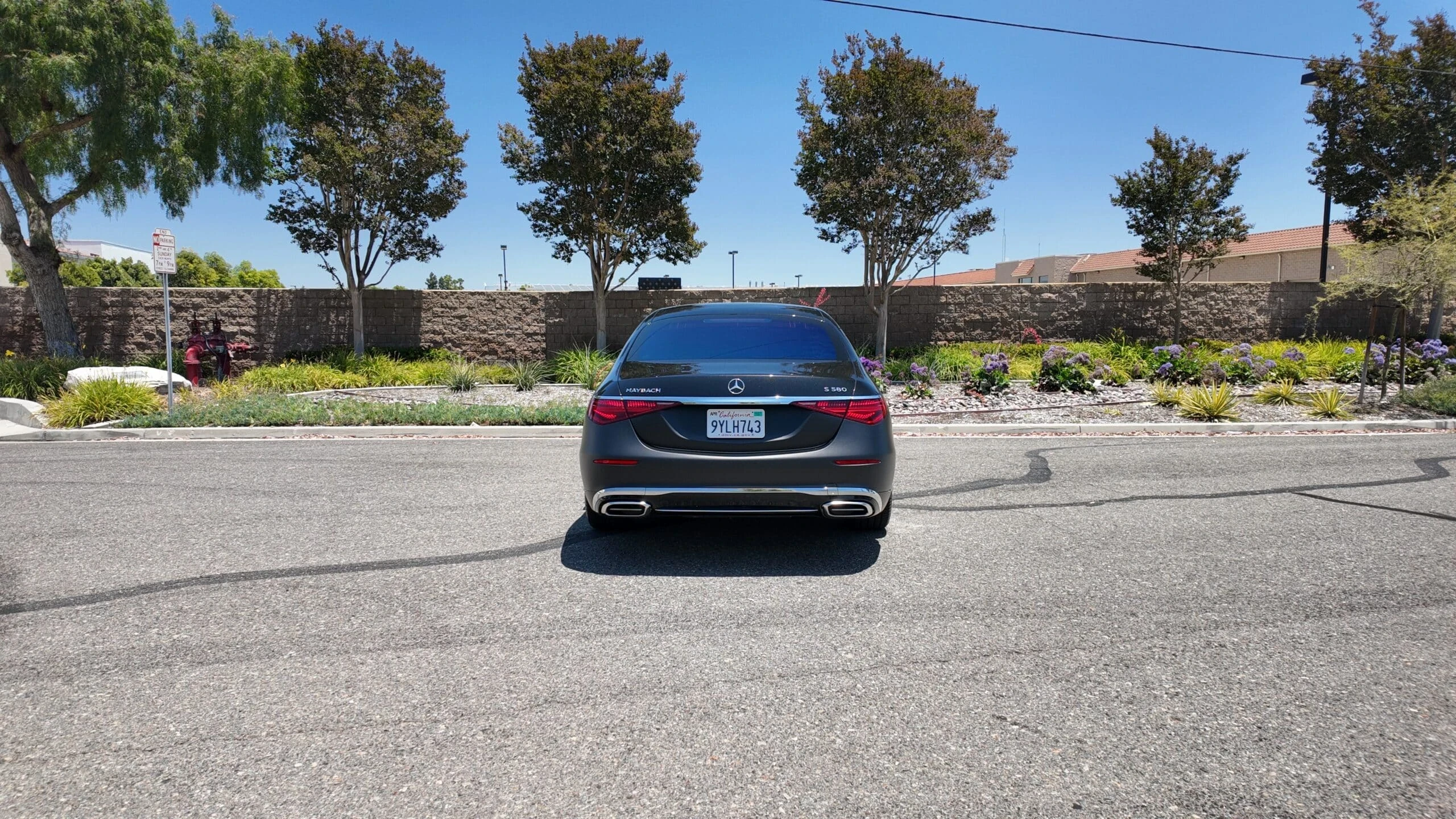 Mercedes-Maybach S 580 detail relevant to miami office car delivery on M / CARS / MIAMI